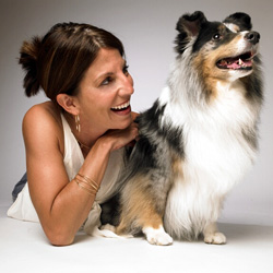 Sarah and Sheltie Picture